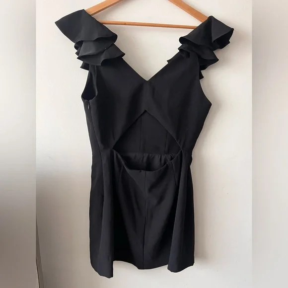 Amanda Uprichard Gimlet Dress in Black - Large - Picture 6 of 7